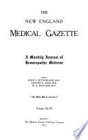 The New England Medical Gazette Book