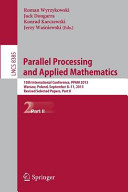 Parallel Processing and Applied Mathematics Book