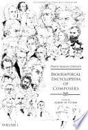 Greene's Biographical Encyclopedia of Composers