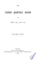The Church quarterly review