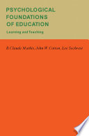 Psychological Foundations of Education Book