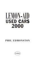 Lemon Aid Used Cars 2000