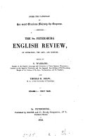 The St. Petersburg English Review, of Literature, the Arts, and Sciences