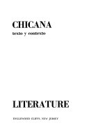 Literatura chicana  texto y contexto