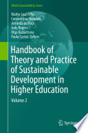 Handbook of Theory and Practice of Sustainable Development in Higher Education Book PDF