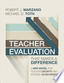 Teacher Evaluation that Makes a Difference