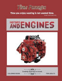 Motors and Engines Coloring Book for Adults