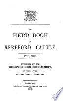 Eyton s Herd Book of Hereford Cattle