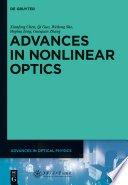 Advances in Nonlinear Optics Book