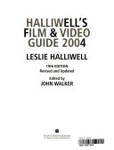 Halliwell s Film   Video Guide 2004