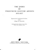 The Index of Twentieth Century Artists