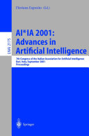 AI IA 2001  Advances in Artificial Intelligence