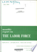 Monthly Report on the Labor Force