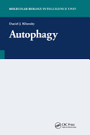 Autophagy Book Daniel Klionsky