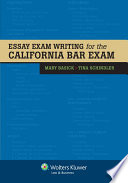 Essay Exam Writing for the California Bar