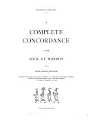 A Complete Concordance to the Book of Mormon Pdf/ePub eBook