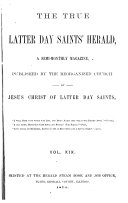 The True Latter-Day-Saints' Herald