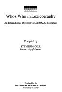 Who s who in Lexicography