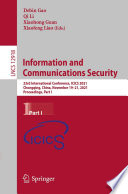 Information and Communications Security Book
