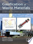 Gasification of Waste Materials Book