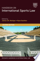 Handbook on International Sports Law Book