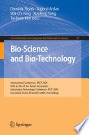 Bio Science And Bio Technology