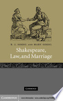 Shakespeare  Law  and Marriage