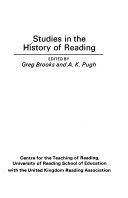 Studies in the History of Reading