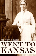 Went to Kansas: A Thrilling Account of an Ill-Fated Expedition (Abridged, Annotated) Pdf/ePub eBook