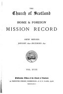 The Church of Scotland Home and Foreign Mission Record