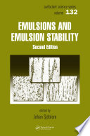 Emulsions and Emulsion Stability Book