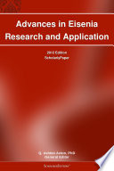 Advances in Eisenia Research and Application  2012 Edition