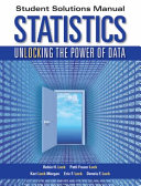 Student Solutions Manual to accompany Statistics  First Edition Book