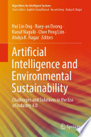 Artificial Intelligence and Environmental Sustainability Book