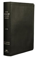 The Jeremiah Study Bible  NIV   Black w  burnished edges  Leatherluxe   with Thumb Index