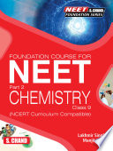 Foundation Course for NEET  Part 2   Chemistry Class 9 Book