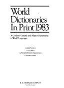 World Dictionaries in Print