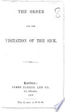 The Order for the Visitation of the Sick