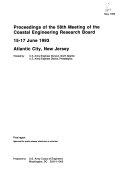 Proceedings of the 58th Meeting of the Coastal Engineering Research Board