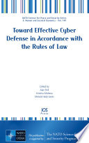 Toward effective cyber defense in accordance with the rules of law /