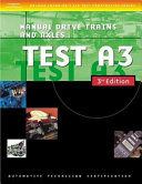Automobile Test  Manual drive trains and axles  Test A3 