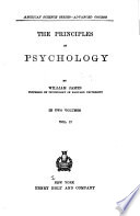 The Principles of Psychology Book