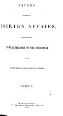 Papers Relating to the Foreign Relations of the United States