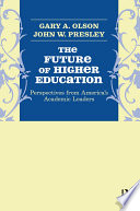 Future of Higher Education Book PDF