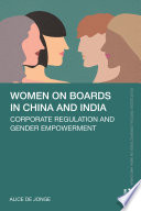 Women on Boards in China and India Book