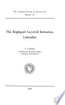 The Kiglapait Layered Intrusion  Labrador Book