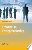 Frontiers in Entrepreneurship Book