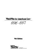 Who's who in American Law