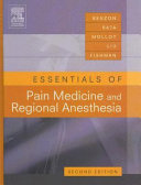 Essentials of Pain Medicine and Regional Anesthesia Book