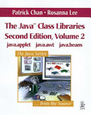 The Java Class Libraries  java applet  java awt  java beans